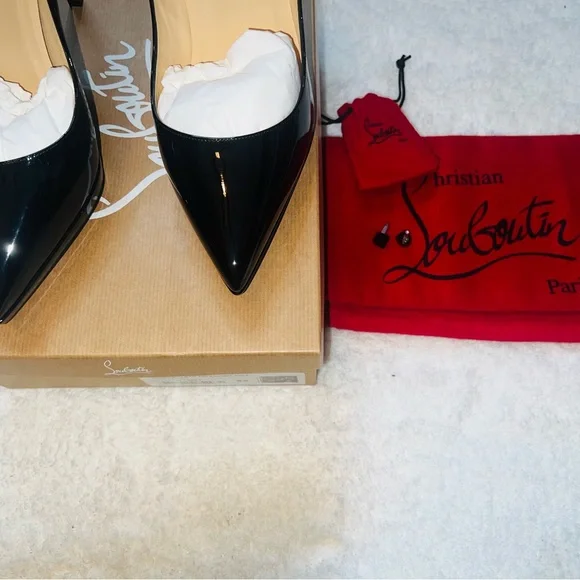 Pigalle Plato 120 Patent Calf Heel Black 42 - Picture 5 of 16